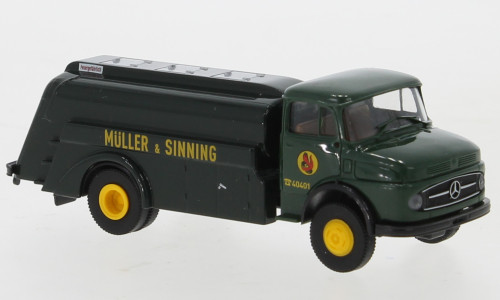 Brekina - Mercedes L 322 Tankwagen, 1960, Müller & Sinning, 1:87