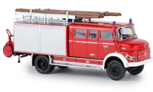 Brekina - Mercedes LAF 1113 LF 16, Feuerwehr Düsseldorf, 1:87