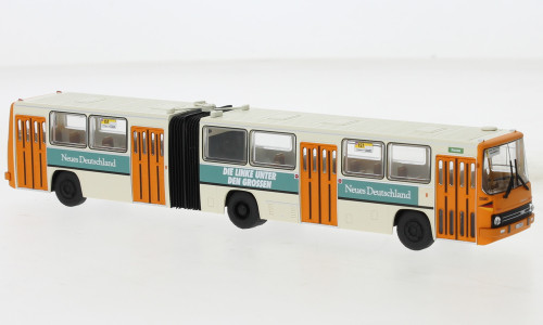 Brekina - Ikarus 280.02, 1990, BVG - Neues Deutschland, 1:87