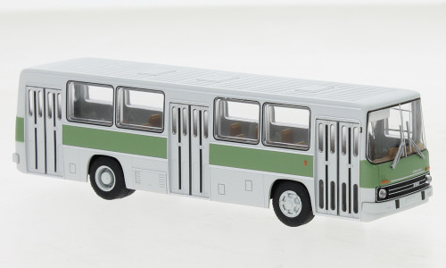 Brekina - Ikarus 260 Stadtbus, hellgrau/grün, 1972, 1:87