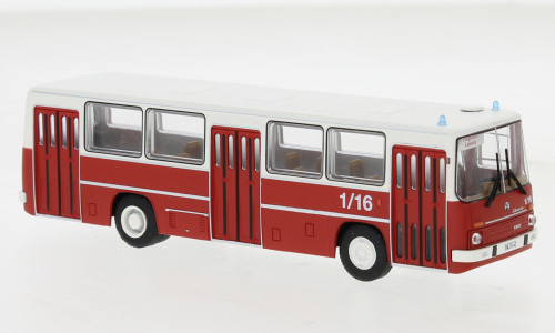 Brekina - Ikarus 260 Stadtbus, 1972, Feuerwehr Flughafen Leipzig, 1:87