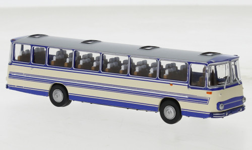 Brekina - Fleischer S5, blau/hellbeige, 1973, 1:87