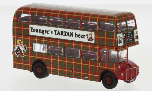 Brekina - AEC Routemaster, 1960, Younger's Tartan beer, 1:87