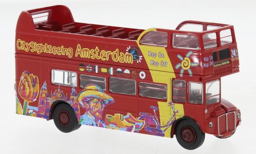 Brekina - AEC Routemaster, 1965, Citysightseeing Amsterdam, 1:87