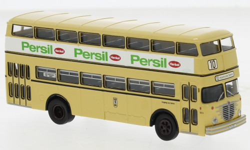 Brekina - Büssing D2U Doppeldecker, 1960, BVG - Persil, 1:87