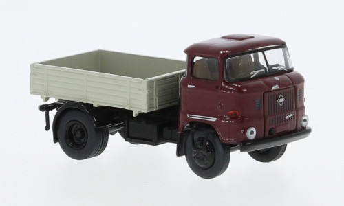 Brekina - IFA W 50 Zugmaschine, dunkelrot/grau, 1965, 1:87