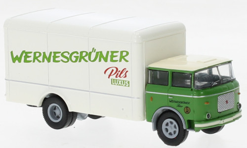 Brekina - LIAZ 706 Koffer, 1970, Wernesgrüner, 1:87