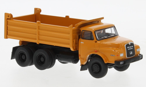 Brekina - MAN 26.280 DHAK, orange/schwarz, 1972, 1:87