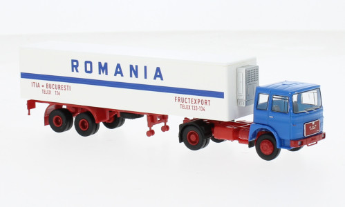 Brekina - MAN F7 Koffer-SZ, 1970, Romania, 1:87