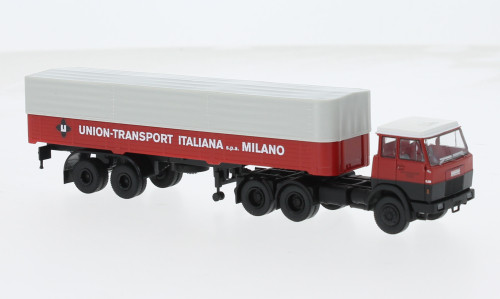 Brekina - Hanomag Henschel F 221 S PP-SZ, 1969, Union Transport, 1:87