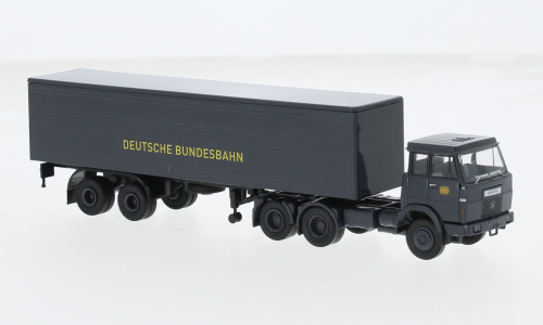 Brekina - Henschel F 161 S Koffer-SZ, 1967, Deutsche Bundesbahn, 1:87