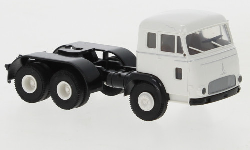 Brekina - Magirus Saturn 3achs SZM, weiss/schwarz, 1965, 1:87