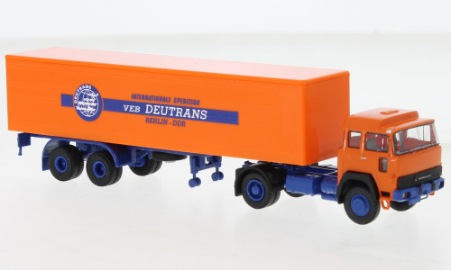 Brekina - Magirus 310 D 16 Koffer-SZ, 1974, Deutrans, 1:87