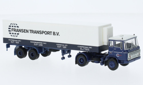 Brekina - DAF FT 2600 Kühlkoffer-SZ, 1962, Fransen, 1:87