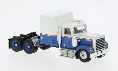 Brekina - Chevrolet Bison, weiss/blau, 1980, 1:87