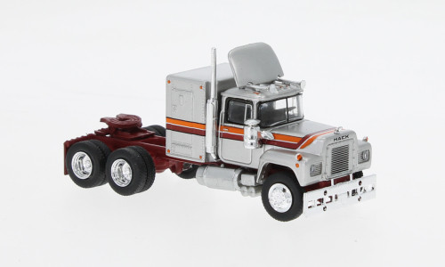 Brekina - Mack RS 700, silber/dunkelrot, 1966, 1:87