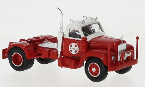 Brekina - Mack B 61  rot/weiss  1953  Santa Fe  1:87