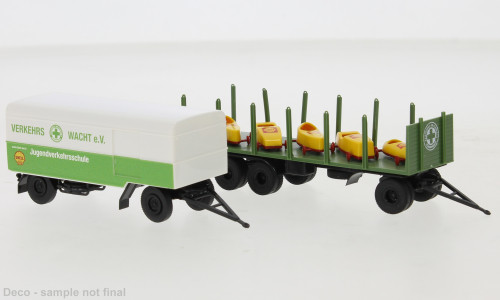 Brekina - Set 2 Anhänger, 1965, Verkehrswacht e.V. - Jugendverkehrsschule, 1:87