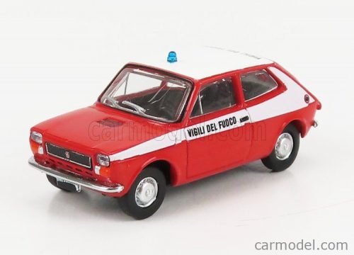 Brekina Plast - Fiat 127 Vigili Del Fuoco 1971 Red White