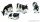 Britains - Accessories Cows - Mucche Frisone White Black