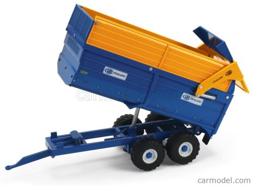 Britains - Kane Silage Trailer 16Tn - Carrello Cassone Ribaltabile Blue Yellow