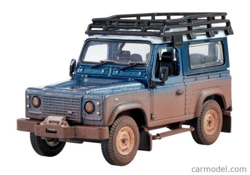 Britains - Land Rover Land Defender 90 Muddy (Dirty Version) 1984 Blue Met