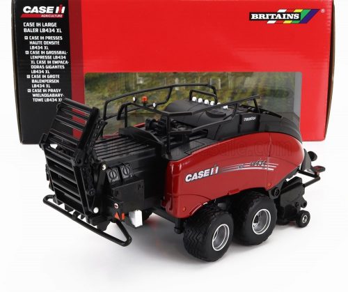 Britains - CASE-IH TRAILER LN434 LARGE BALER - RED BLACK