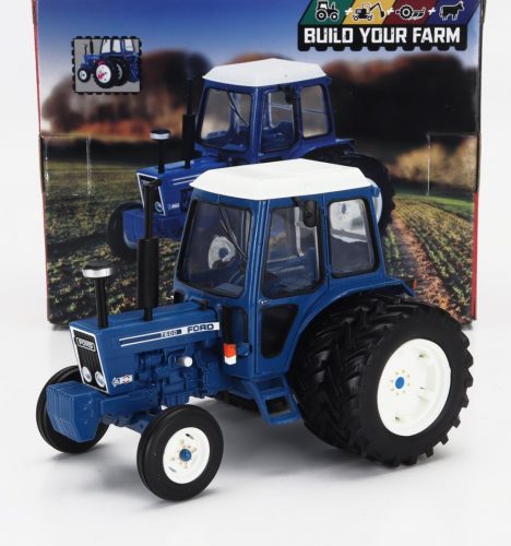 Britains - FORD USA 7600 TRACTOR 1969 BLUE WHITE