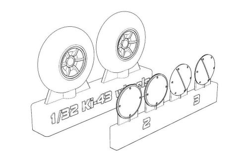 Brengun - Ki-43 Hayabusa Wheels