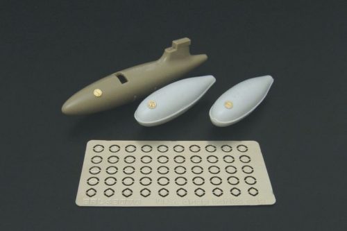 Brengun - 1/48 U S  drop tanks caps PE accessories