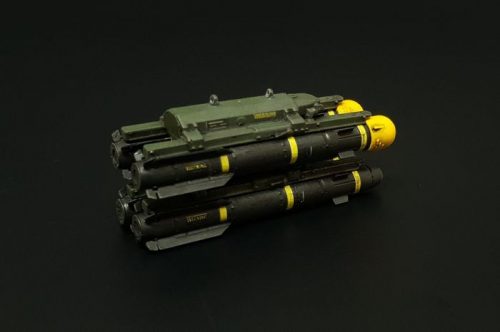 Brengun - 1/48 AGM-114 Hellfire (8pcs 2 racks) Resin construction kit of U.S. air to ground missiles