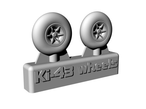 Brengun - 1/72 Ki-43 Wheels Resin wheels