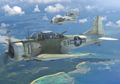 Brengun - 1/144 SBD-5 Dauntless „Atlantic theatre“ Plastic injection kit