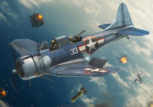 Brengun - 1/144 SBD-5 Dauntless „Pacific theatre“ Plastic injection kit