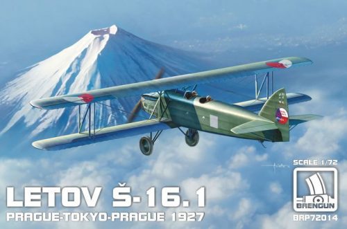 Brengun - 1/72 Letov S-16 1 Prague-Tokyo-Prague Plastic kit with PE parts