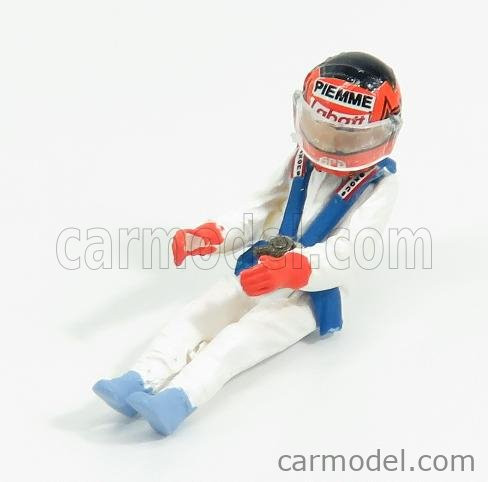 Brumm - Figures Gilles Villeneuve For Ferrari 126C2 F1 White