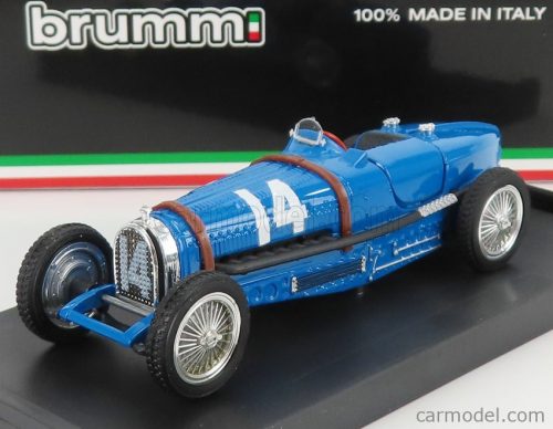 Brumm - Bugatti F1 Tipo 59 N N 14 France Gp 1934 Tazio Nuvolari Bluette