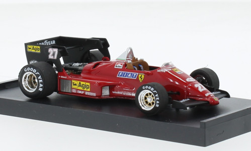 Brumm - Ferrari 126C4 turbo, Formel 1, GP Belgien, 1984, #27, 1:43