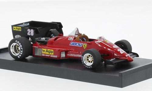 Brumm - Ferrari 126C4 turbo, Formel 1, GP Belgien, 1984, #28, 1:43