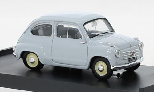 Brumm - Fiat 600 Berlina Serie 1  hellgrau  1955  1:43