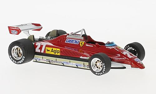 Brumm - Ferrari 126C2 turbo, Formel 1, GP San Marino, 1982, #27, 1:43