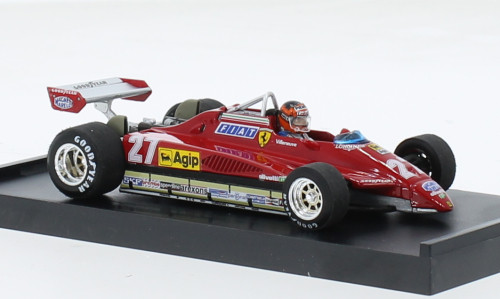 Brumm - Ferrari 126C2 turbo, Formel 1, GP San Marino, 1982, #27, 1:43