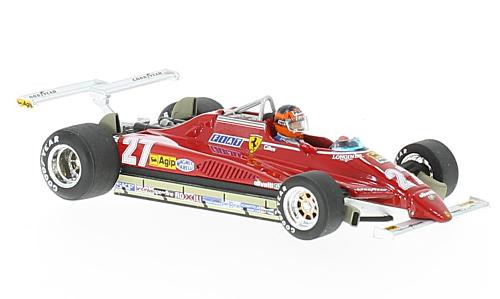 Brumm - Ferrari 126C2 turbo, Formel 1, GP Long Beach, 1982, #27, 1:43