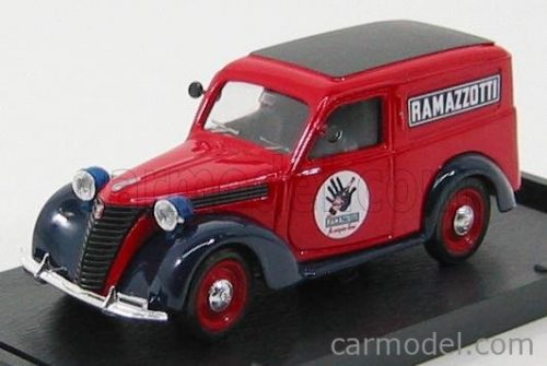 Brumm - Fiat 1100E Van Ramazzotti 1950 Red Blue