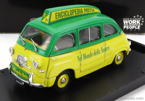 Brumm - Fiat 600 Multipla - Enciclopedia Motta 1956 Yellow Green