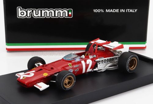 Brumm - FERRARI F1  312B N 12 WINNER GP AUSTRIAN 1970 JACKY ICKX RED WHITE