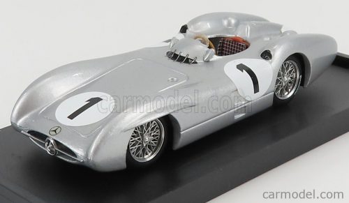 Brumm - Mercedes Benz F1 W196C N 1 British Gp Juan Manuel Fangio 1954 World Champion Silver