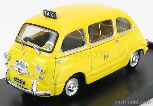 Brumm - Fiat 600D Multipla Taxi Milano 1970 Yellow