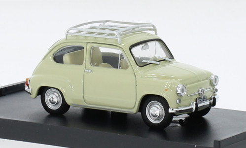 Brumm - Fiat 600D Fanaloni  beige  1965  1:43