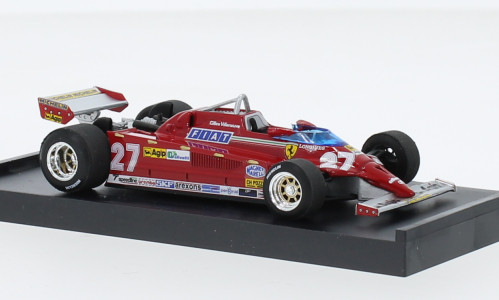 Brumm - Ferrari 126CK Turbo, Formel 1, GP Monte Carlo, 1981, Scuderia Ferrari, #27, 1:43